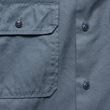 Light Twill Camp Shirt - Blue - Save Khaki - STAG Provisions - Tops - S/S Woven - Solid