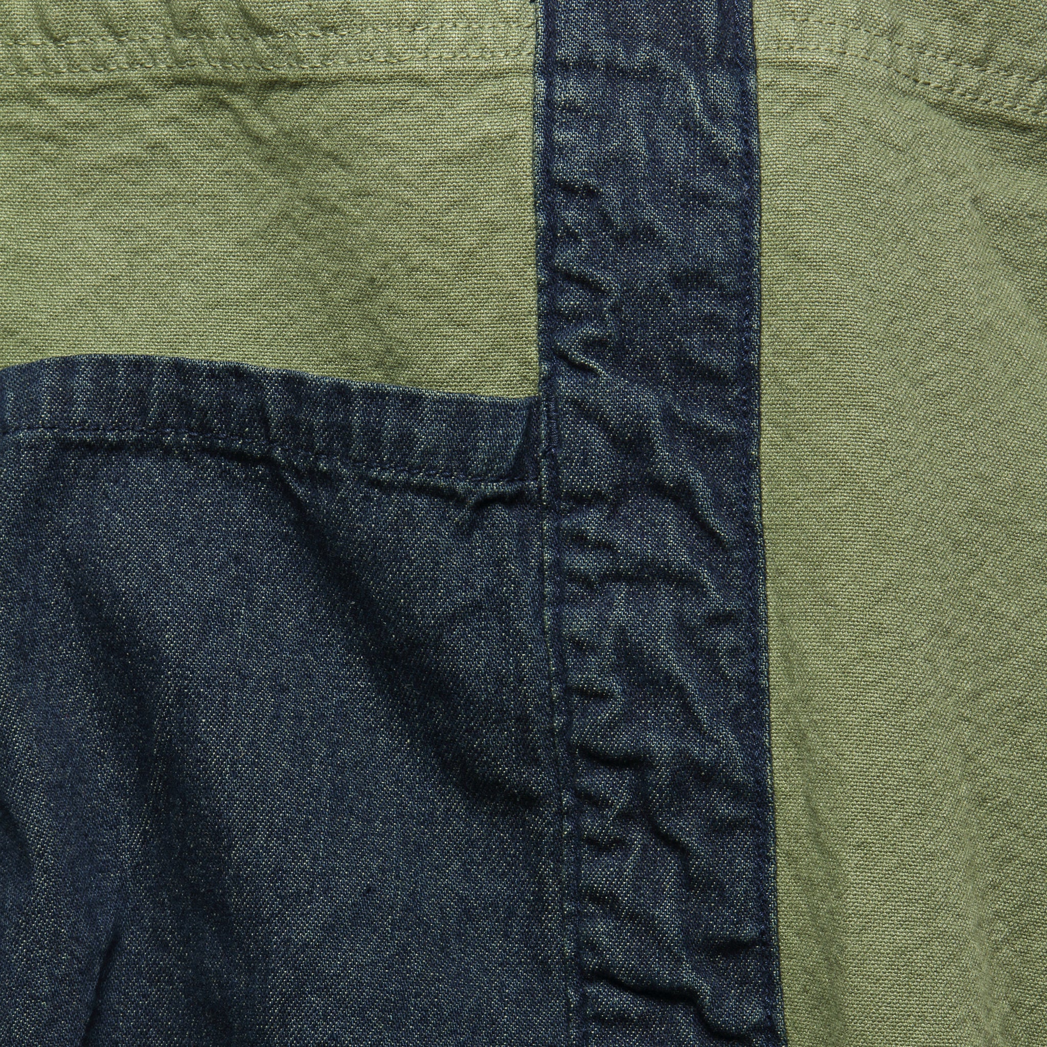 
                          Canvas/Denim Tote Bag - Olive - Save Khaki - STAG Provisions - Accessories - Bags / Luggage
                        