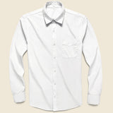 Poplin Standard Shirt - White - Save Khaki - STAG Provisions - Tops - L/S Woven - Solid
