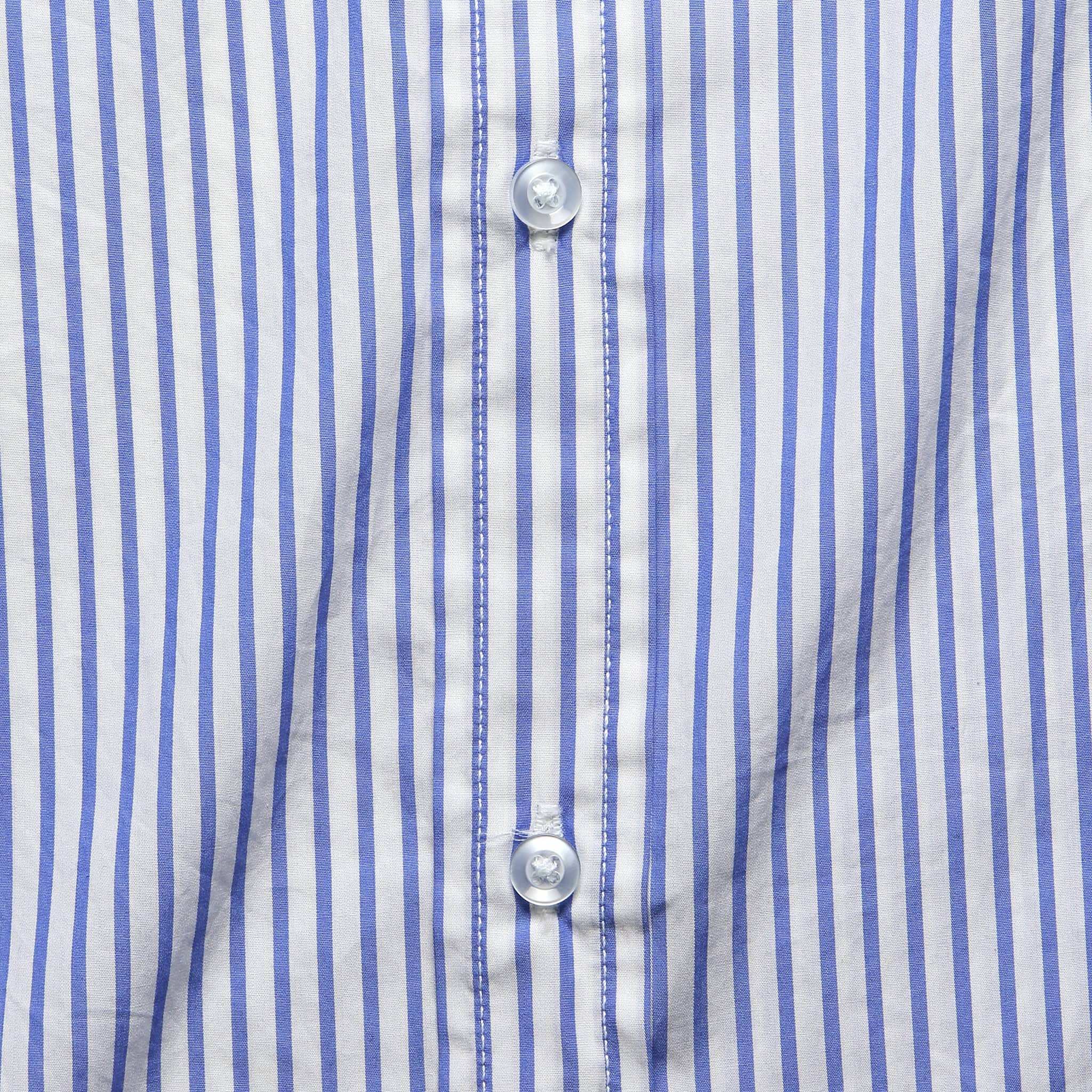 
                          Striped Standard Shirt - Blue - Save Khaki - STAG Provisions - Tops - L/S Woven - Stripe
                        