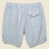Stripe Easy Short - Sky - Save Khaki - STAG Provisions - Shorts - Lounge
