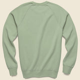 Supima Crew Sweatshirt - Willow - Save Khaki - STAG Provisions - Tops - Fleece / Sweatshirt