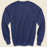 Supima Crew Sweatshirt - Indigo - Save Khaki - STAG Provisions - Tops - Fleece / Sweatshirt