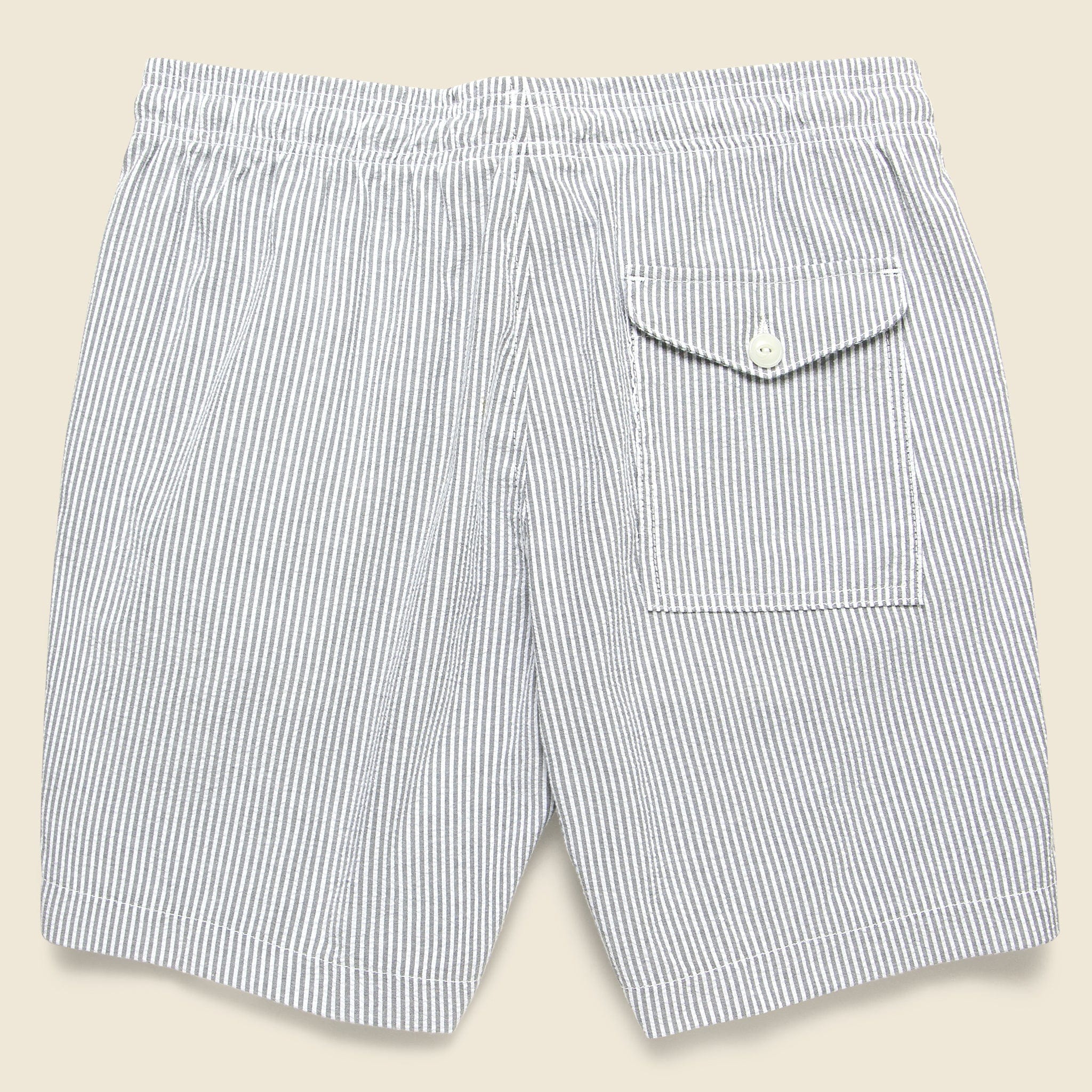 
                          Seersucker Easy Short - Black - Save Khaki - STAG Provisions - Shorts - Lounge
                        