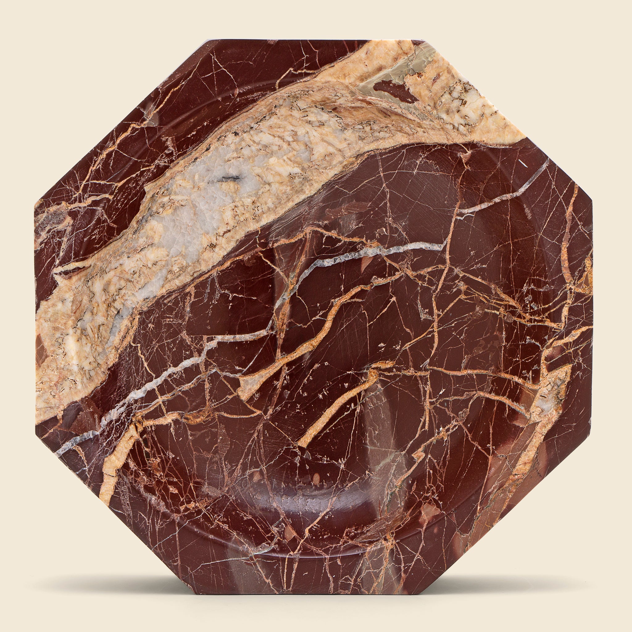 
                          Red Marble Prism Bowl - Home - STAG Provisions - Home - Art &amp; Accessories - Vessel
                        