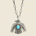 Thunderbird Pendant Necklace - Sterling/Turquoise - Smith Bros. Trading Co. - STAG Provisions - One & Done - Accessories & Jewelry