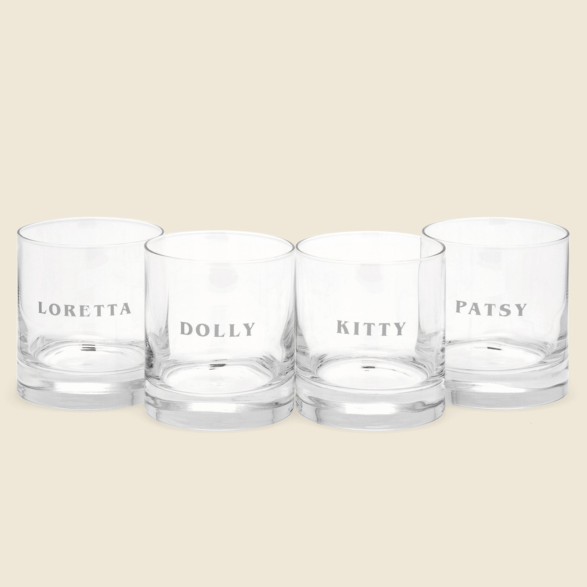 Ladies of Country Music Glass Set - Barware - STAG Provisions - Home - Bar & Entertaining - Barware