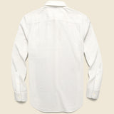 Garment-Dyed Double Cloth Shirt - White - STAG - STAG Provisions - Tops - L/S Woven - Solid