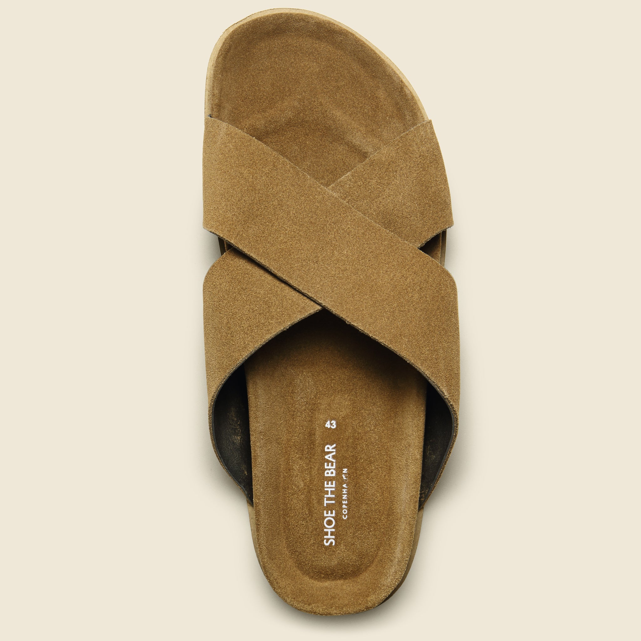 Cross Suede Slide - Tan - Shoe the Bear - STAG Provisions - Shoes - Sandals / Flops