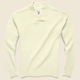 V-Neck Waffle Sweater - Off-White - Schott - STAG Provisions - Tops - Sweater