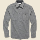 Service Shirt - Ash Melange Wool - Taylor Stitch - STAG Provisions - Tops - L/S Woven - Solid