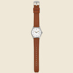 Expedition North Field Post Mechanical Watch 38mm - White/Brown Leather - Timex - STAG Provisions - Accessories - Watches