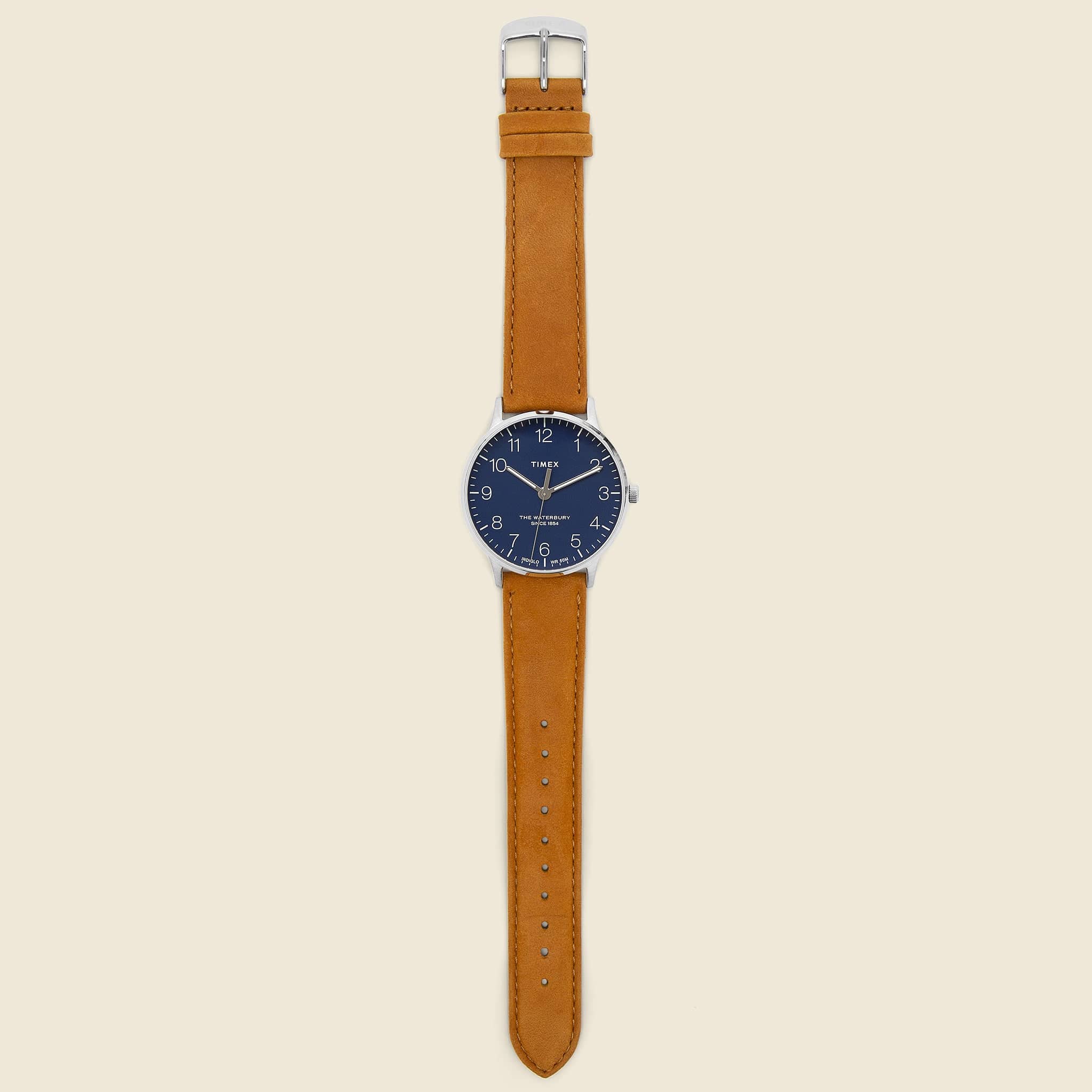 Waterbury Classic Watch 40mm - Navy/Tan Leather - Timex - STAG Provisions - Accessories - Watches