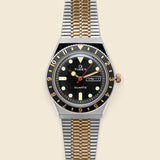 Q Timex Reissue Stainless Steel Bracelet Watch 38mm - Stainless Steel/Two Tone/Black - Timex - STAG Provisions - Accessories - Watches