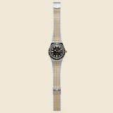 Q Timex Reissue Stainless Steel Bracelet Watch 38mm - Stainless Steel/Two Tone/Black - Timex - STAG Provisions - Accessories - Watches
