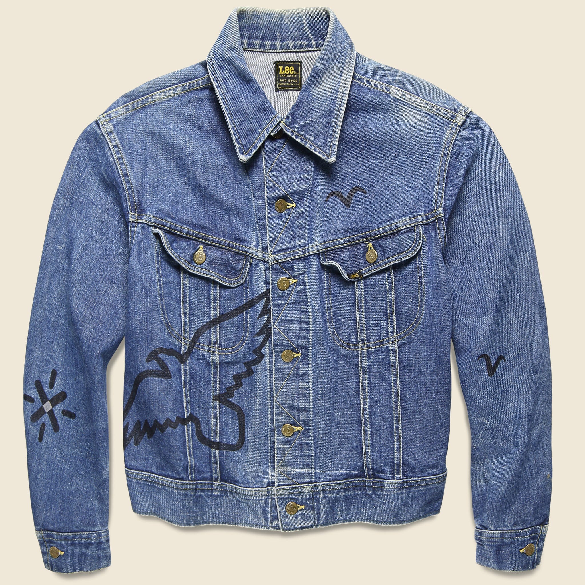 Vintage Lee Rider Jacket - Birds & Sunrise - Tom Jean Webb - STAG Provisions - One & Done - Apparel