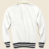 Todd Snyder + Champion - Rugby Sweatshirt - White - Todd Snyder - STAG Provisions - Tops - Fleece / Sweatshirt