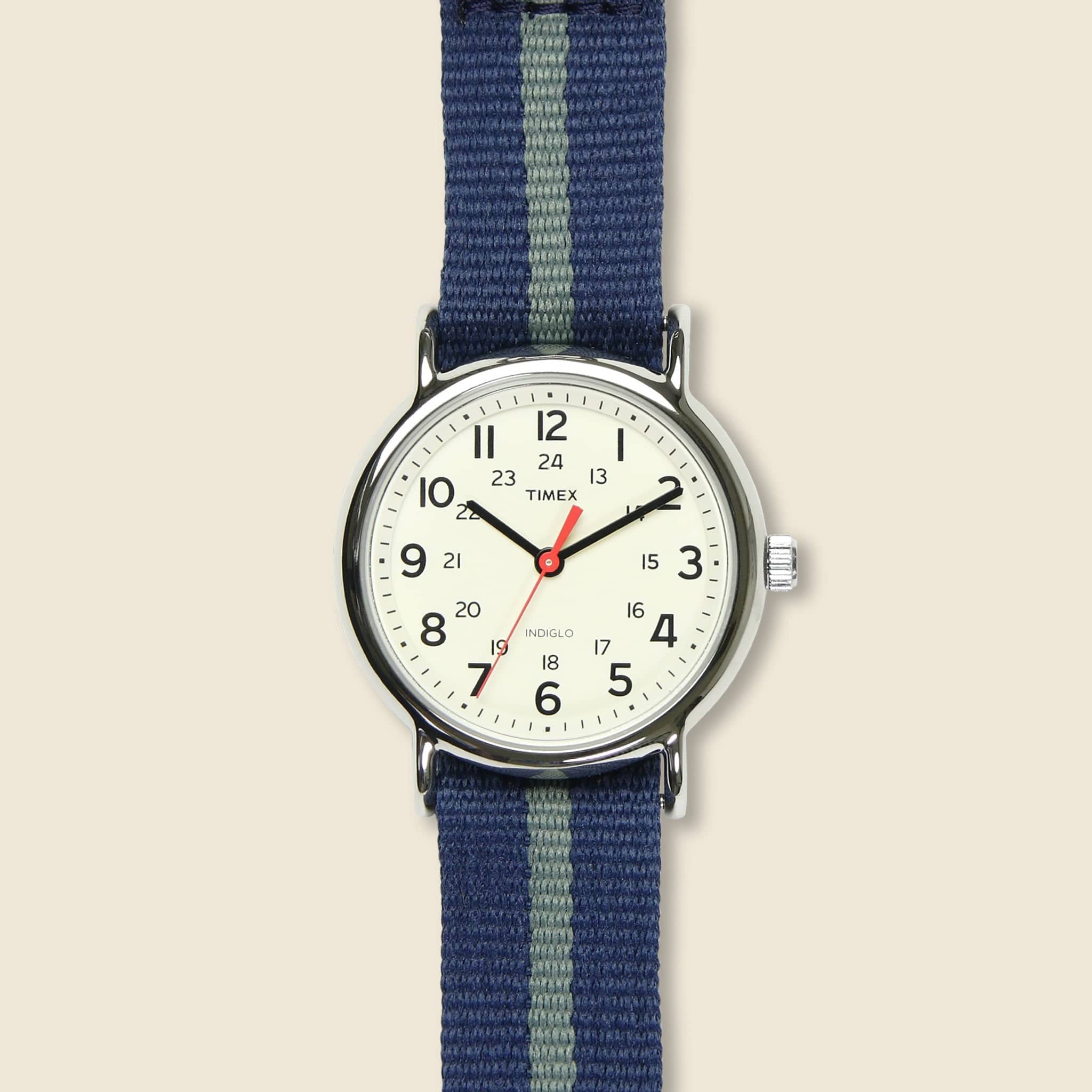 Weekender Nylon Strap Watch 38mm - Blue/White