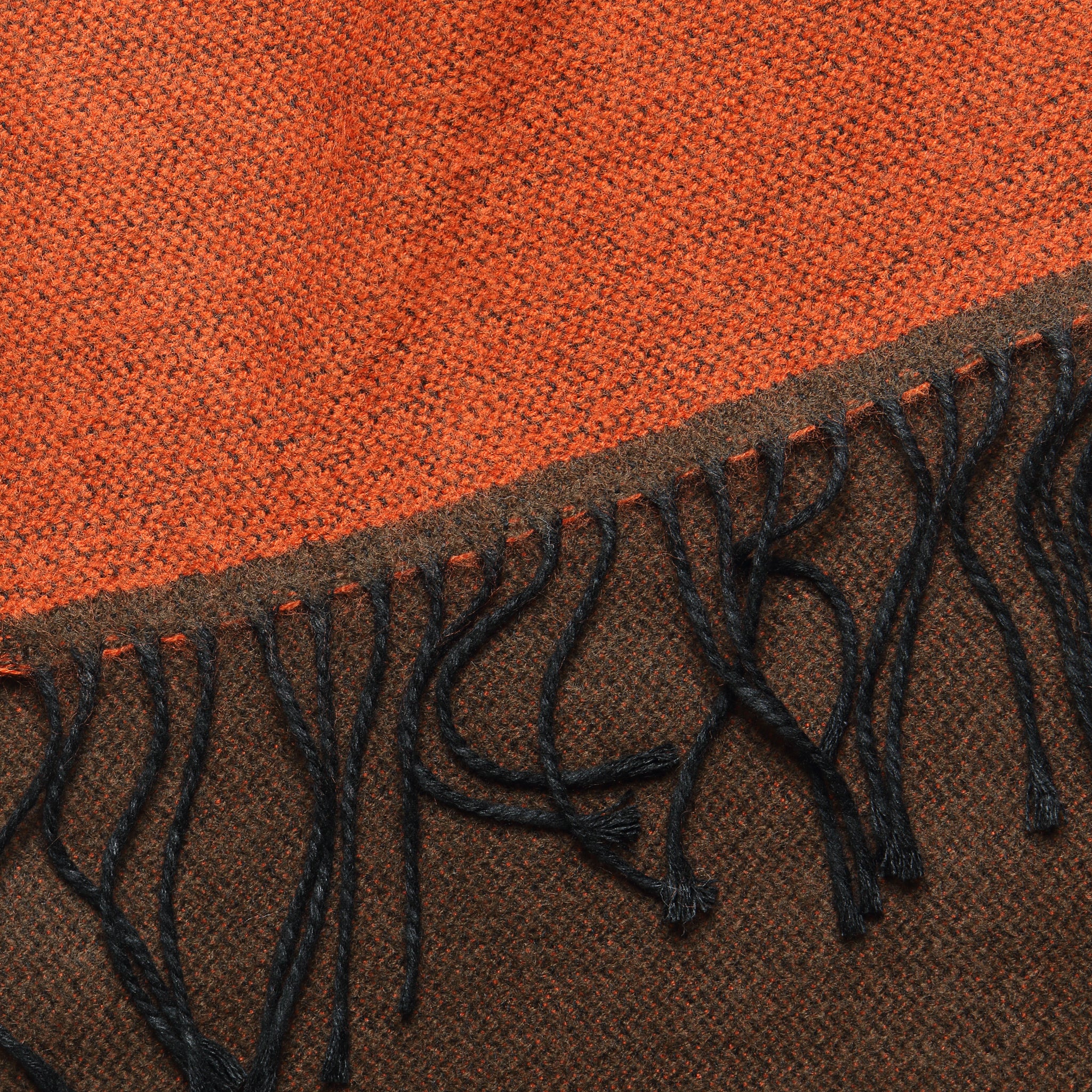 Double-Sided Scarf - Orange/Brown - Universal Works - STAG Provisions - Accessories - Scarves
