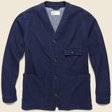Herringbone Cabin Jacket - Double Denim - Universal Works - STAG Provisions - Tops - L/S Woven - Overshirt