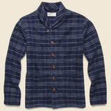 Check Prairie Jacket - Indigo - Universal Works - STAG Provisions - Outerwear - Coat / Jacket