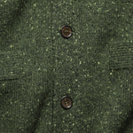 Lambswool Fleck Vince Cardigan - Olive - Universal Works - STAG Provisions - Tops - Sweater