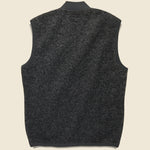 Zip Fleece Waistcoat - Charcoal Wool - Universal Works - STAG Provisions - Outerwear - Vest