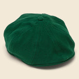 Melton Wool PB Cap - Forest Green - Universal Works - STAG Provisions - Accessories - Hats