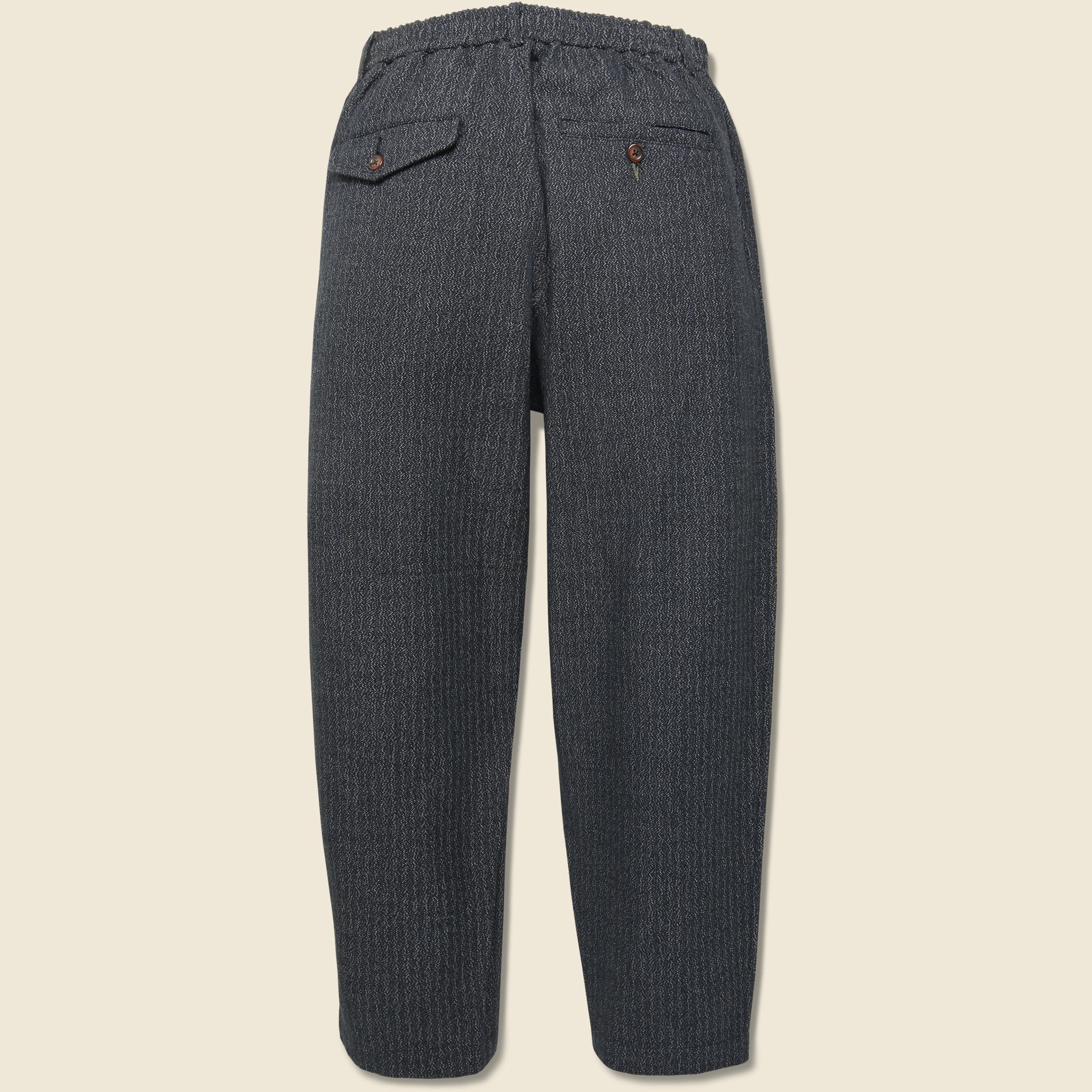 
                          Kharma Cotton Pleated Track Pant - Black - Universal Works - STAG Provisions - Pants - Twill
                        