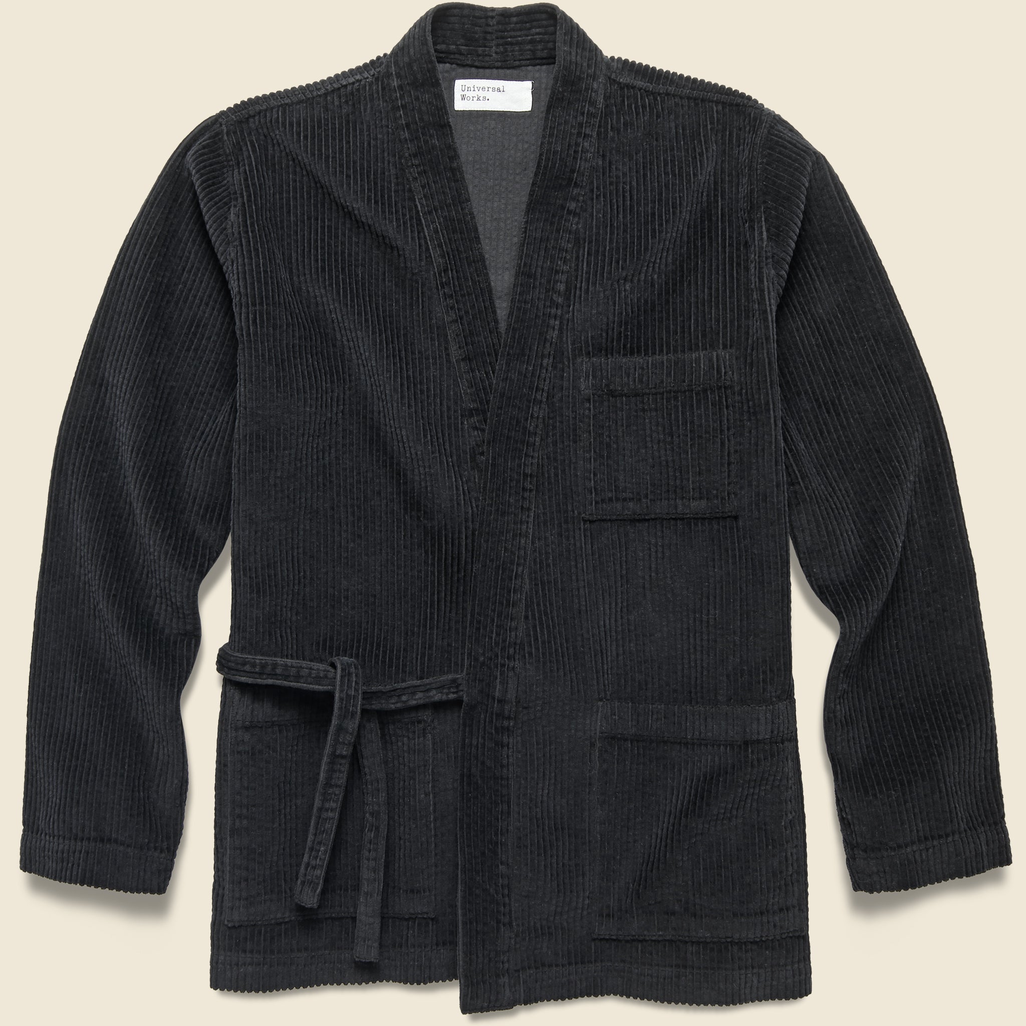 Kyoto Work Jacket - Black Jumbo Cord - Universal Works - STAG Provisions - Outerwear - Coat / Jacket