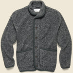 Lancaster Jacket - Charcoal Shakespeare Fleece - Universal Works - STAG Provisions - Outerwear - Coat / Jacket