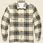Utility Shirt - Charcoal Cosy Check - Universal Works - STAG Provisions - Tops - L/S Woven - Plaid