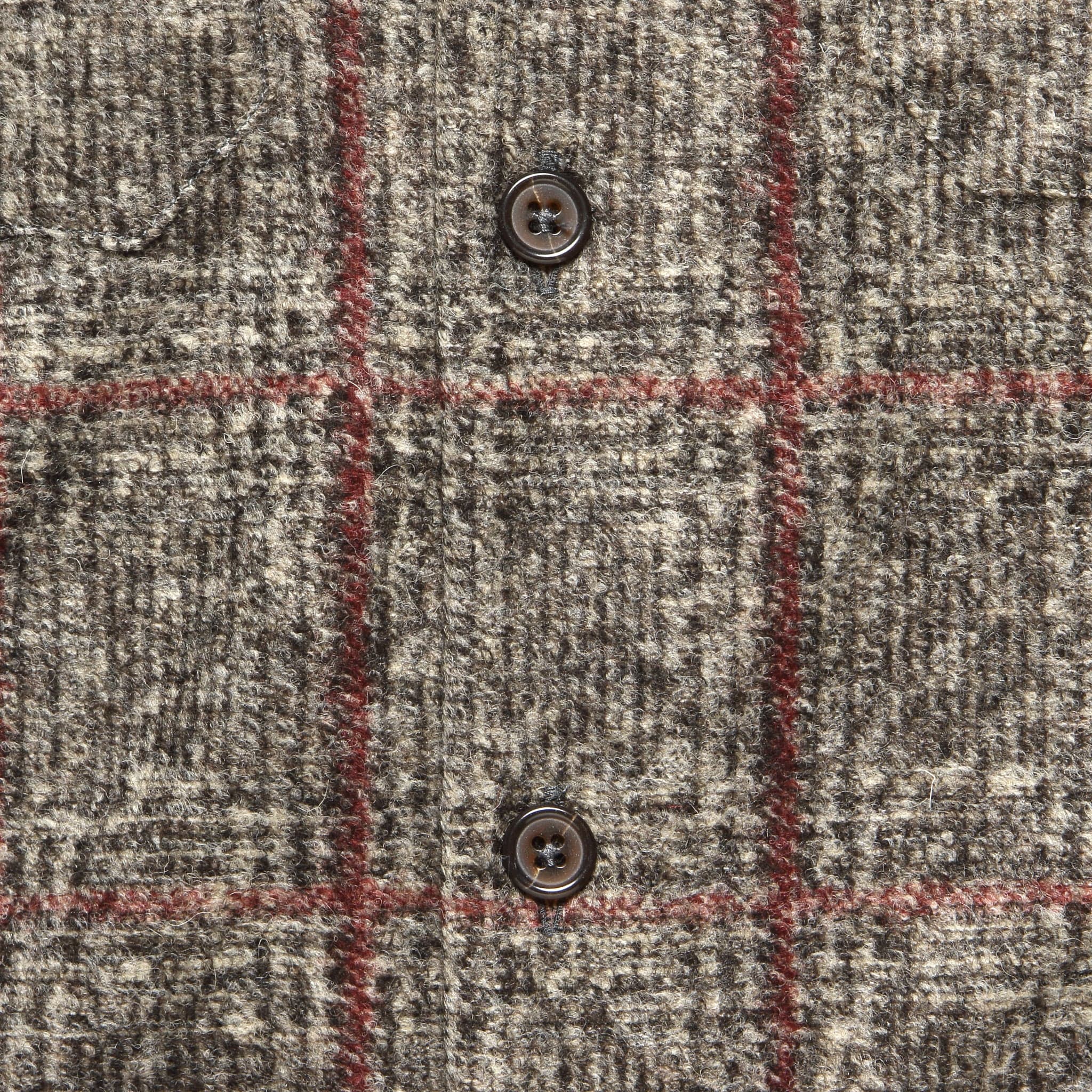 
                          Utility Shirt - Brown Bari Fleece - Universal Works - STAG Provisions - Tops - L/S Woven - Plaid
                        