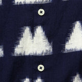 Ikat Garage Shirt - Navy - Universal Works - STAG Provisions - Tops - L/S Woven - Other Pattern