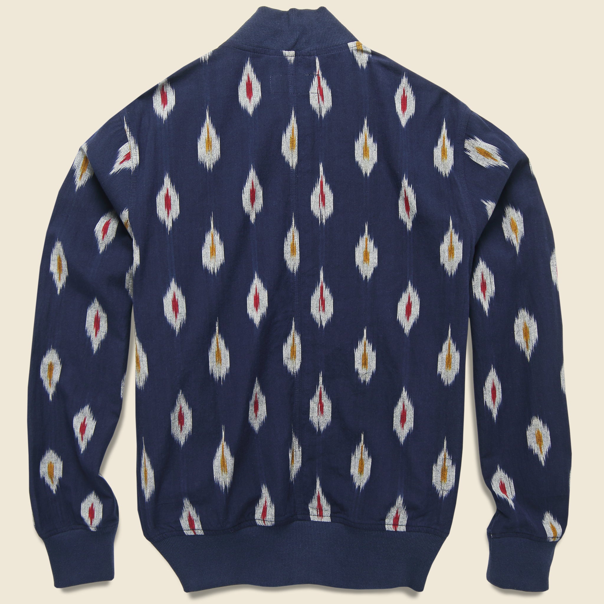 Bomber Jacket - Indigo Ikat - Universal Works - STAG Provisions - Outerwear - Coat / Jacket