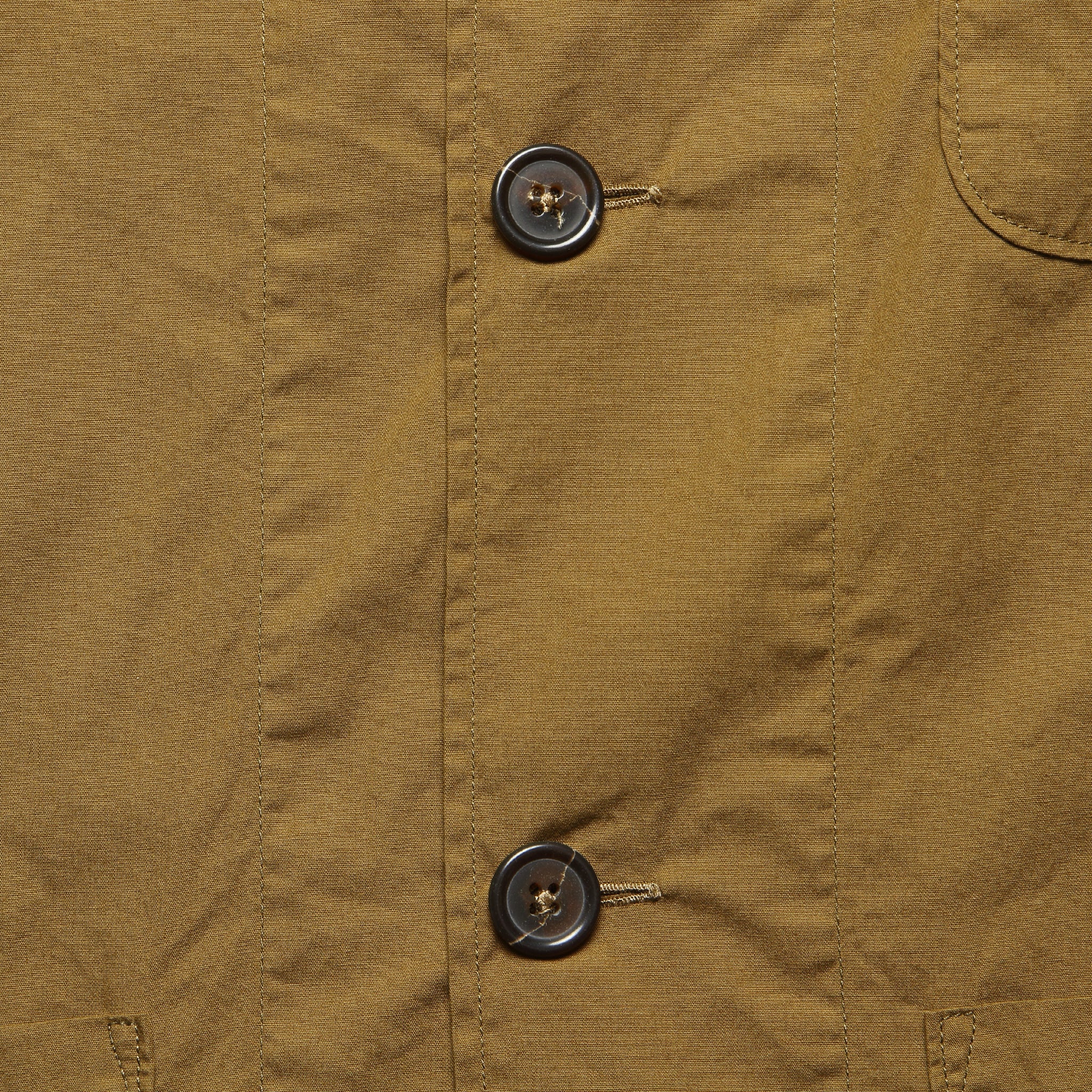 Bakers Poplin Overshirt - Khaki - Universal Works - STAG Provisions - Outerwear - Shirt Jacket