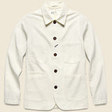 Bakers Jacket - Ecru - Universal Works - STAG Provisions - Outerwear - Coat / Jacket