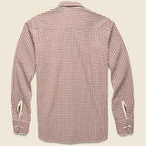 Everyday Shirt - Brown Gingham Seersucker - Universal Works - STAG Provisions - Tops - L/S Woven - Plaid