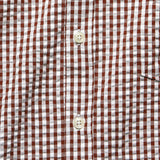 Everyday Shirt - Brown Gingham Seersucker - Universal Works - STAG Provisions - Tops - L/S Woven - Plaid