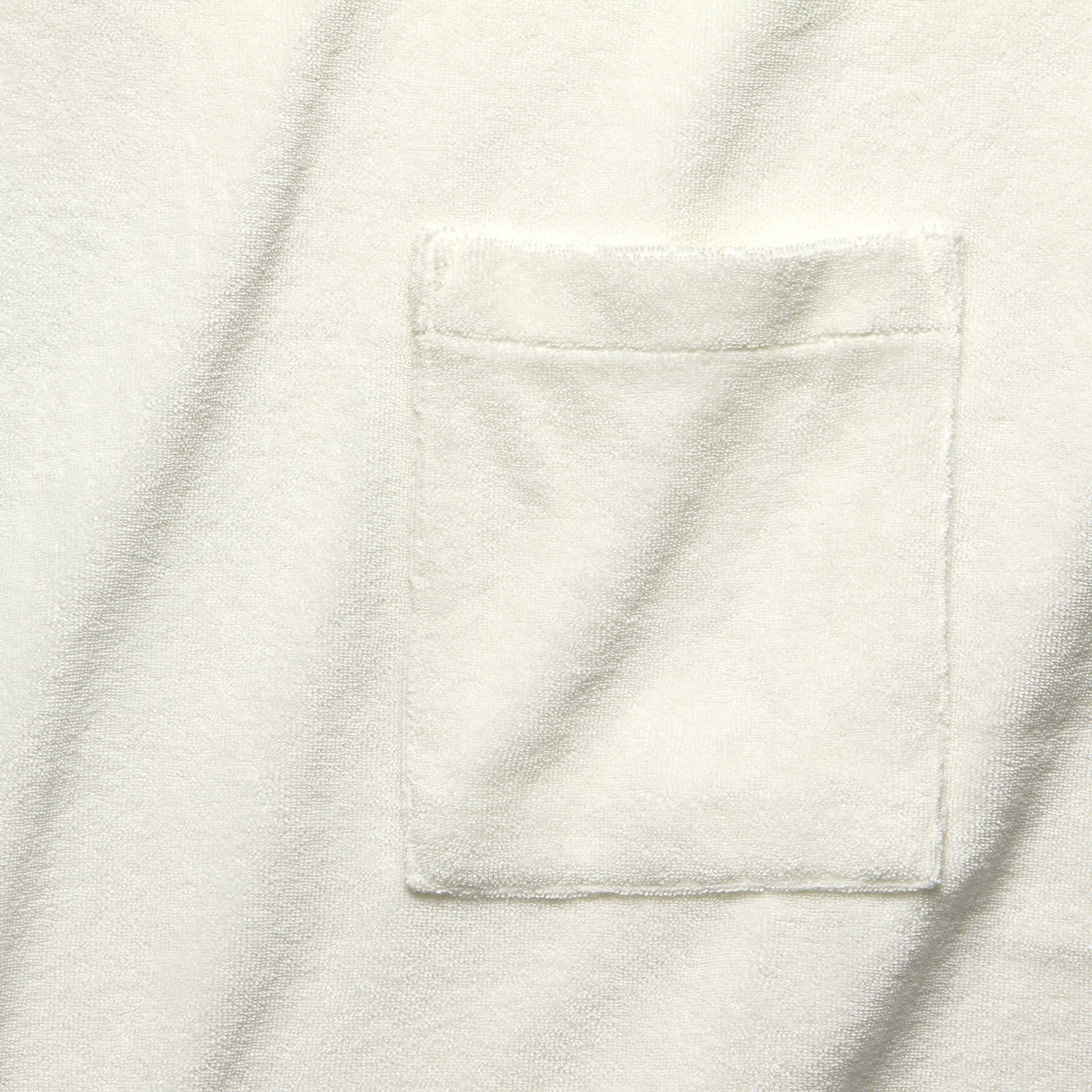 Terry Fleece Vacation Polo - Ecru - Universal Works - STAG Provisions - Tops - S/S Knit