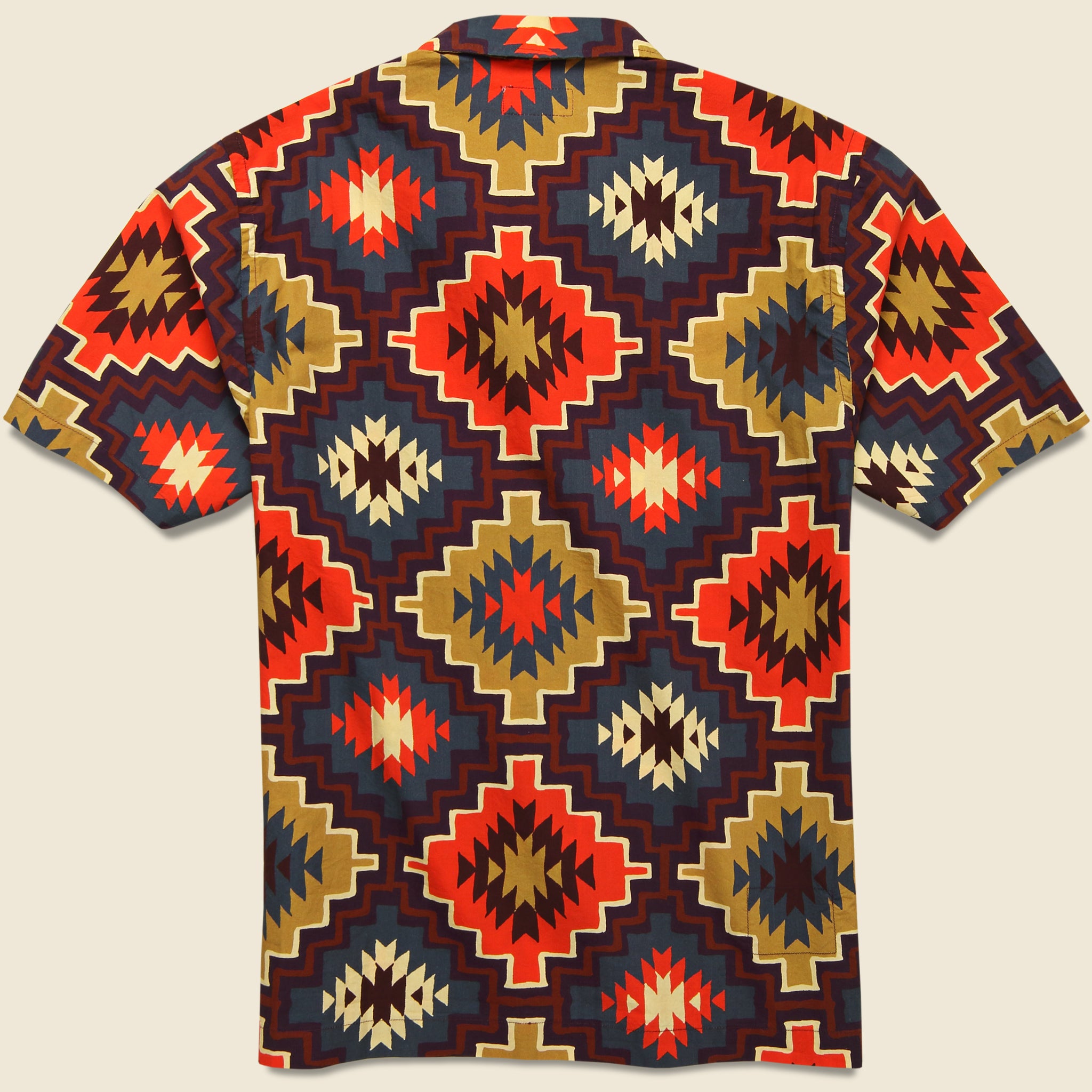 
                          Road Shirt - Brown Santa Fe Poplin - Universal Works - STAG Provisions - Tops - S/S Woven - Other Pattern
                        