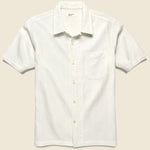 Road Shirt - White Weave - Universal Works - STAG Provisions - Tops - S/S Woven - Solid