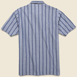 Road Summer Shirt - Blue Stripe - Universal Works - STAG Provisions - Tops - S/S Woven - Stripe