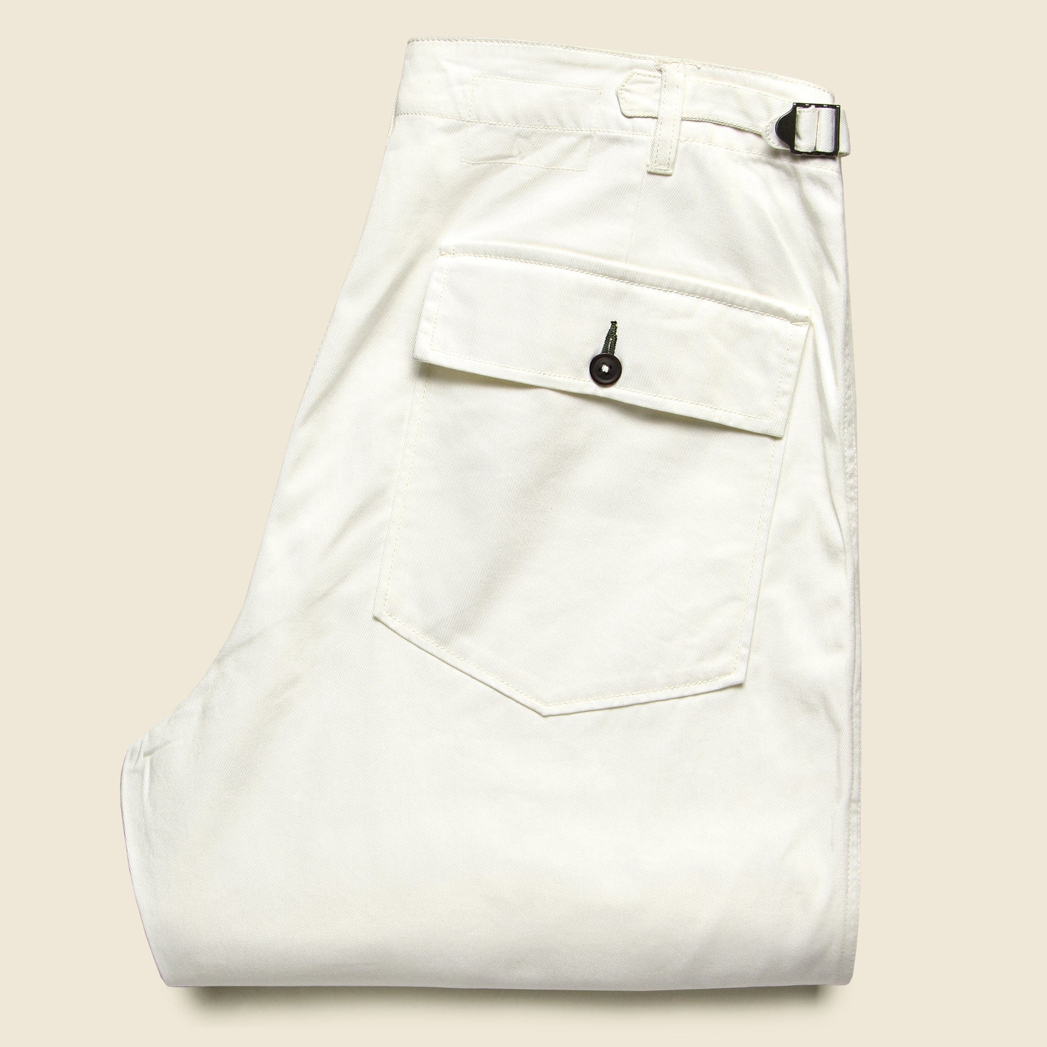 
                          Twill Fatigue Pant - Ecru - Universal Works - STAG Provisions - Pants - Twill
                        