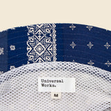 Bandana Bucket Hat - Indigo/Black - Universal Works - STAG Provisions - Accessories - Hats