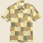 Patchwork Check Road Shirt - Sand - Universal Works - STAG Provisions - Tops - S/S Woven - Other Pattern