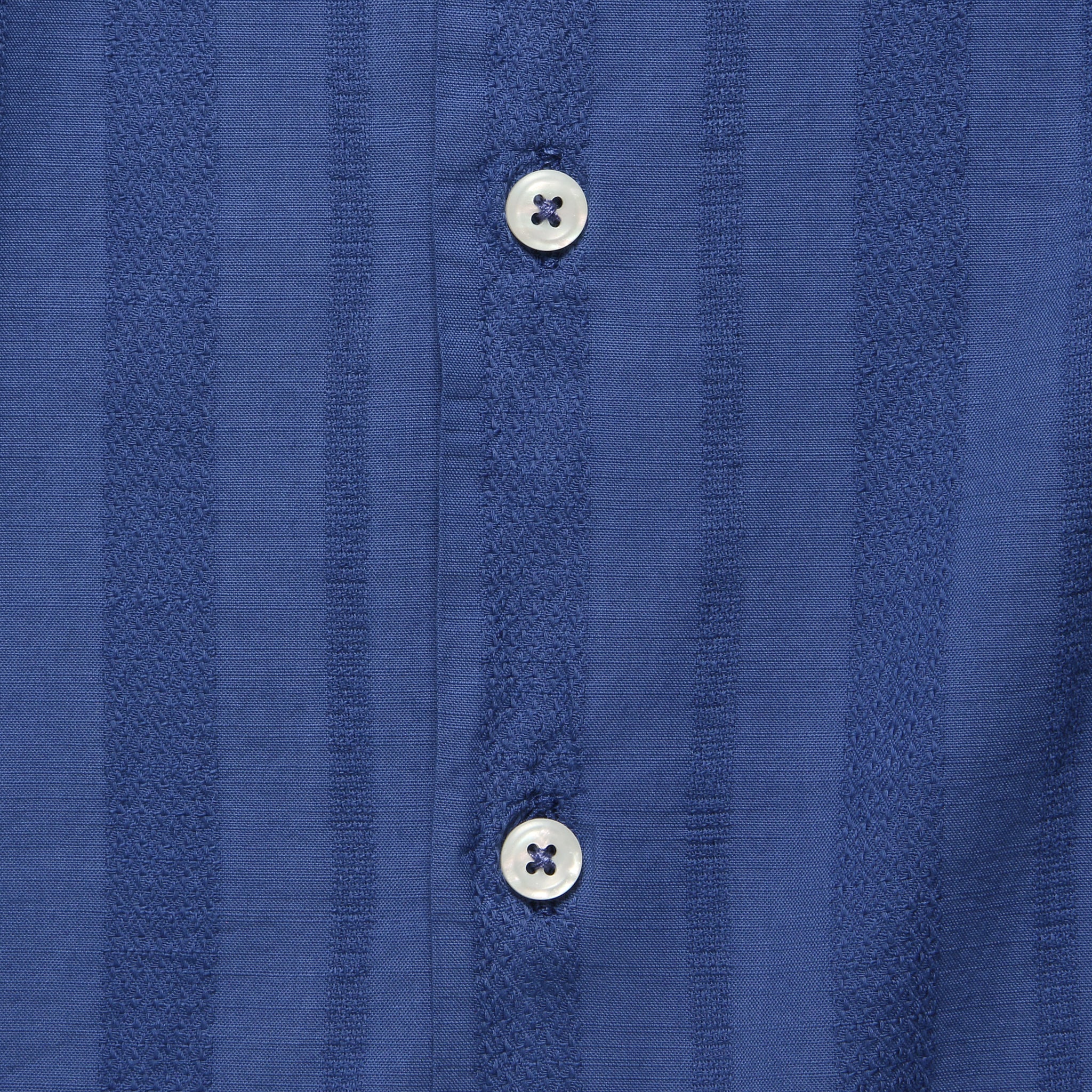
                          Flag Self Stripe Camp Shirt - Blue - Universal Works - STAG Provisions - Tops - S/S Woven - Solid
                        