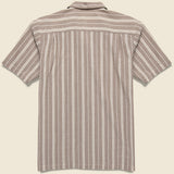 Nisi Cotton Camp Shirt - Brown - Universal Works - STAG Provisions - Tops - S/S Woven - Stripe