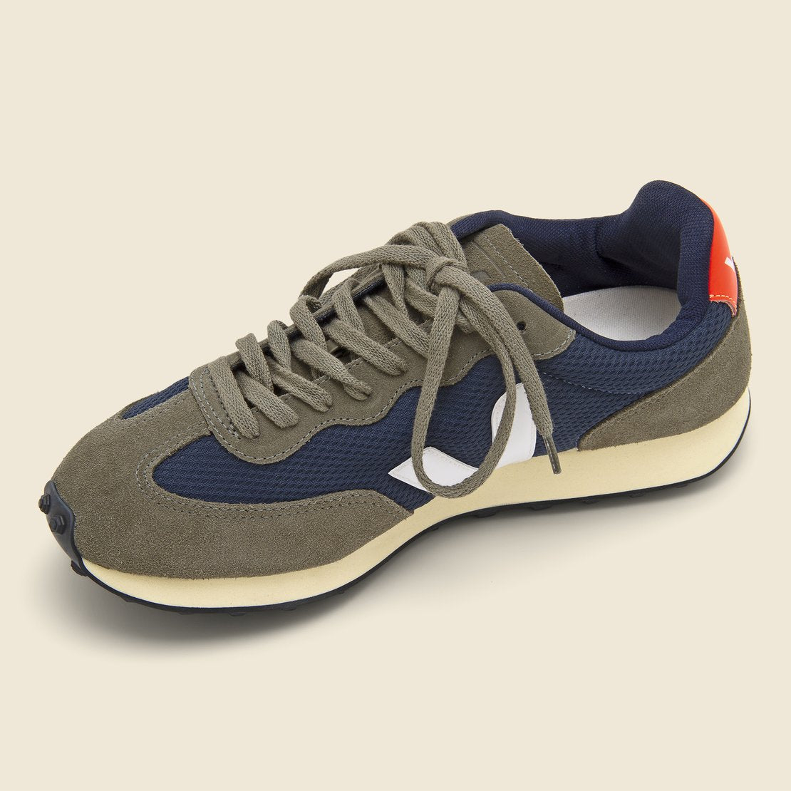
                          Rio Branco Alveomesh Sneaker - White/Orange - Veja - STAG Provisions - Shoes - Athletic
                        