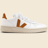 V10 Sneaker - Extra White/Camel - Veja - STAG Provisions - Shoes - Athletic